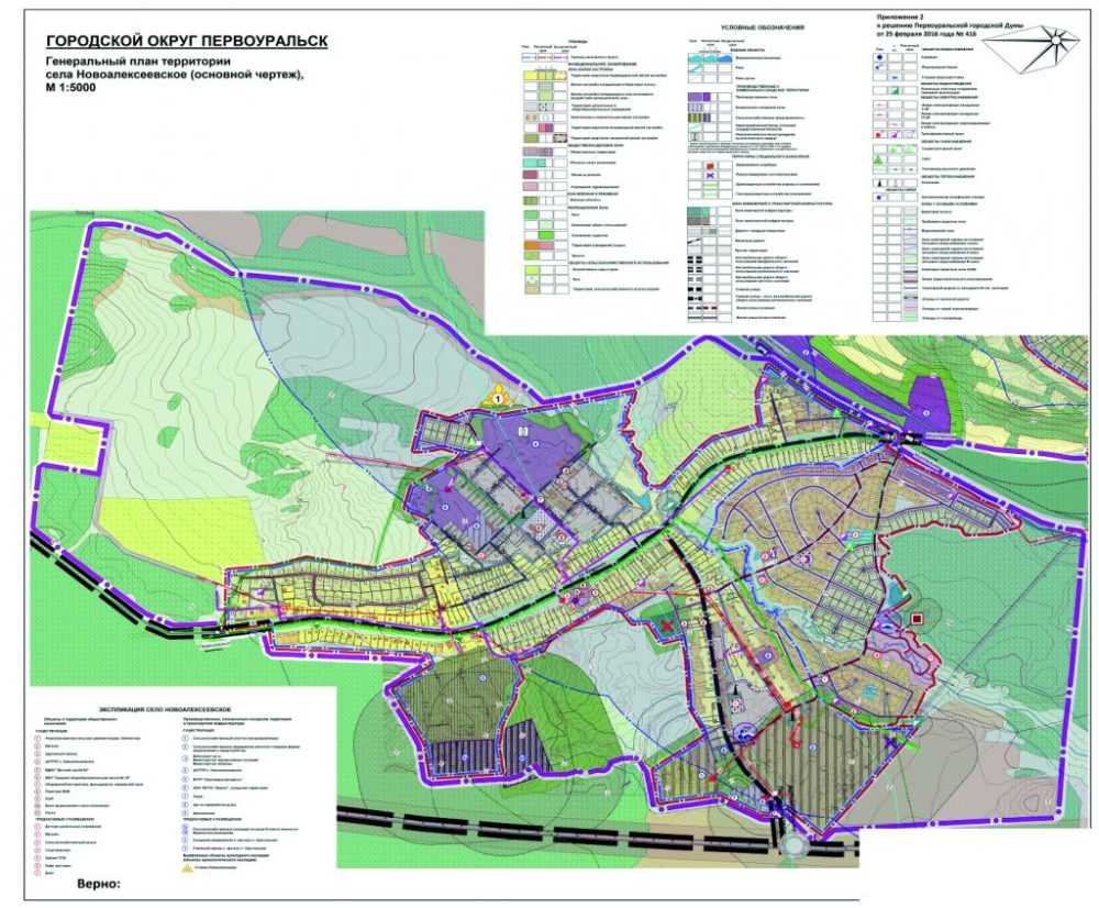 Генпланы населенных пунктов - Городской округ Первоуральск | Официальный  сайт