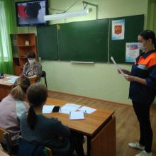 Открытый урок в «Первоуральском политехникуме» по пожарной безопасности