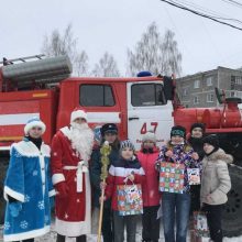 Предновогодний профилактический рейд по правилам пожарной безопасности по многодетным семьям
