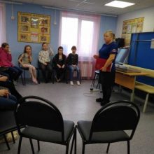 Встреча с воспитанниками дворового клуба «Голубь мира»