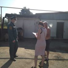 Профилактический рейд в частный жилой сектор г. Первоуральск