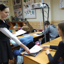 Встреча с учениками автомобильной школы ДОСААФ.