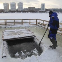 На территории городского округа завершается подготовка купелей к празднованию Крещения Господня