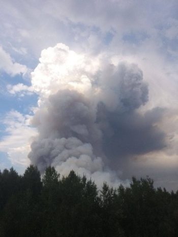 Все крупные пожары в Первоуральске локализованы