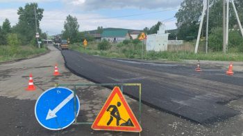На улицах Уральская и Кольцевая ремонтируют дороги