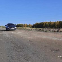 Дорогу до деревни Хомутовка отремонтировали
