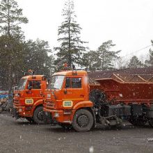 Коммунальщики переходят на зимний режим содержания дорог