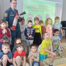 Познавательные занятия по пожарной безопасности с воспитанниками детского сада
