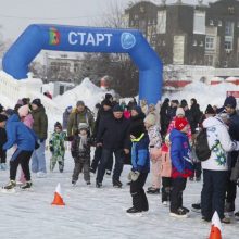 Первоуральцы приняли участие во всероссийской акции по конькобежному спорту «Лед надежды нашей-2024»