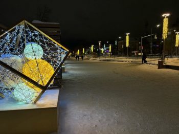 Городской округ Первоуральск украшают к Новому году