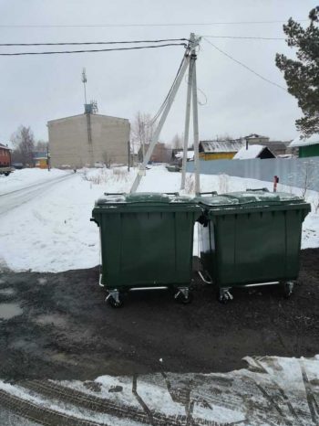 По просьбе жителей частного сектора установлены дополнительные контейнеры для сбора мусора