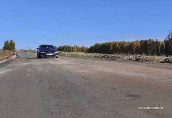 Дорогу до деревни Хомутовка отремонтировали