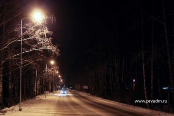 156 новых опор освещения установили в Первоуральске