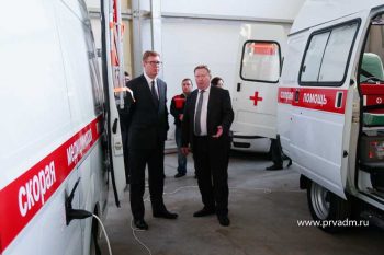 Три новые машины скорой помощи – в Первоуральске
