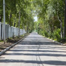 В микрорайоне Хромпик завершился ремонт дорожных объектов и продолжается первый этап модернизации физкультурно-оздоровительного комплекса