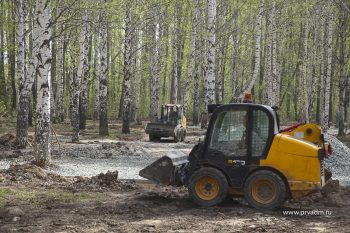 В Корабельной роще продолжаются работы по благоустройству