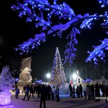 Ледовый городок Первоуральска простоит до Масленицы