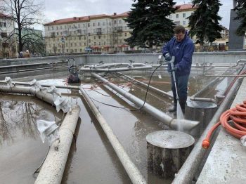 Городской фонтан в Первоуральске готовят к запуску