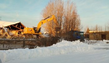 Два аварийных дома снесены в поселке Билимбай городского округа Первоуральск