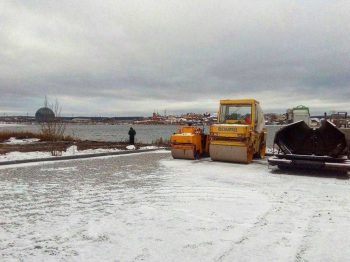 Реконструкция набережной проходит без нарушения технических норм