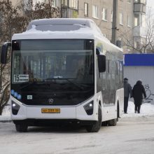 На городские маршруты вышли новые автобусы