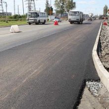 В Первоуральске началось асфальтирование Московского шоссе