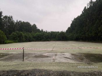 В поселке Хрустальная под Первоуральском обустроили разворотную площадку по просьбе жителей