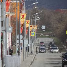 Первоуральск начали украшать к 75-летию Победы