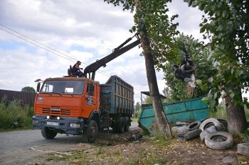 20 тонн покрышек вывезено с контейнерных площадок Первоуральска