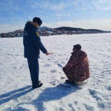 Профилактический рейд «Осторожно тонкий лёд».