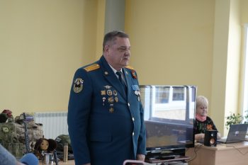 Ветераны боевых действий провели для школьников урок мужества