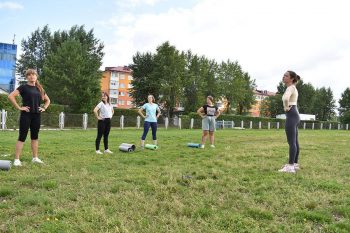 В Первоуральске проходят финтес-тренировки