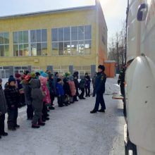 Демонстрация пожарной техники
