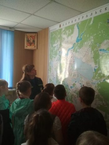 Экскурсия в пожарную часть.