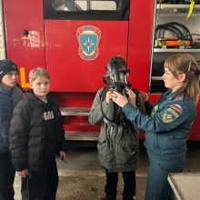 Экскурсия в 47 пожарно-спасательную часть