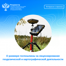 О размере госпошлины за лицензирование геодезической и картографической деятельности