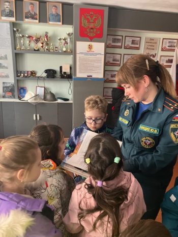 Экскурсия в 47 пожарно-спасательную часть.