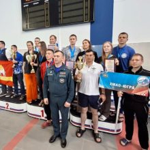 Соревнования по плаванию среди Главных управлений МЧС УрФО прошли в Первоуральске