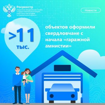 За четыре года «гаражной амнистии» жители Свердловской области оформили почти 5 тысяч гаражей и 7 тысяч земельных участков