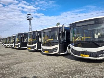 На городские маршруты выходят 8 новых автобусов