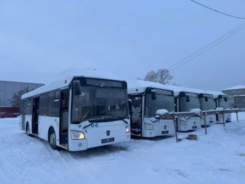 В Первоуральск прибыло 7 новых автобусов
