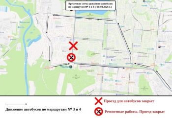 Внимание! Перекрытие дороги!