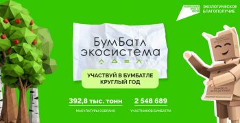 «ЭкоПарк» открыл пункты приема макулатуры в рамках всероссийской акции «БумБатл»