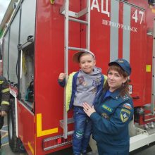 Показ пожарной техники