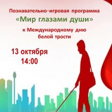 Познавательно-игровая программа “Мир глазами души”