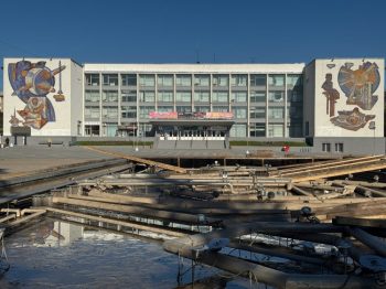 Фонтан на площади готовится перейти на зимний режим работы