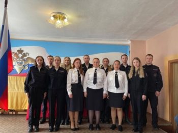 В ОМВД России «Первоуральский» молодые сотрудники приняли присягу