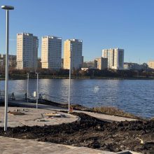 Новая точка притяжения: Денис Поляков и Павел Булатов проинспектировали реконструкцию набережной Нижне-Шайтанского пруда